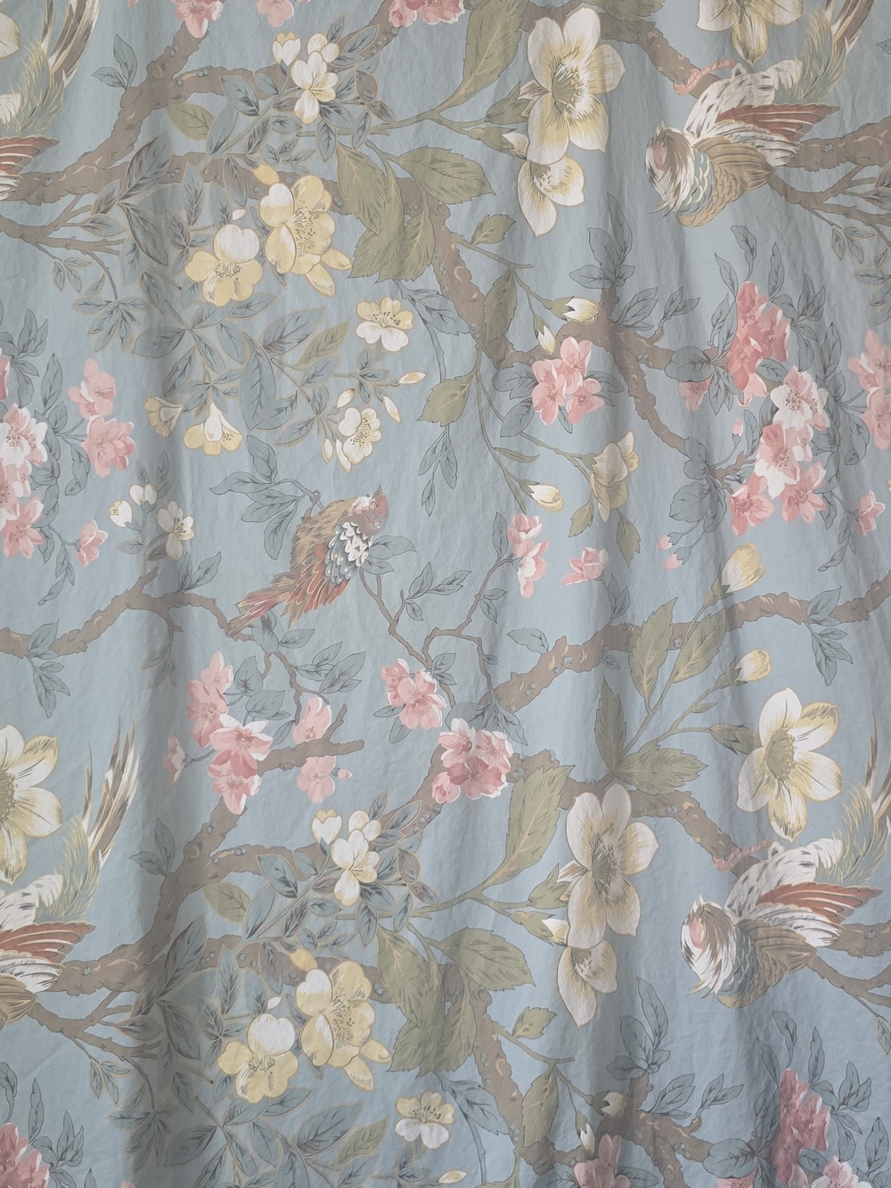 POTTERY BARN Ariane Blue Chinoserie Queen/Full Duvet